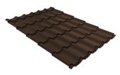 картинка Металлочерепица Классик ("Classic") v01 0,5 Satin RAL 8017 шоколад Центр Кровли Металлочерепица Классик ("Classic") v01 0,5 Satin RAL 8017 шоколад Центр Кровли